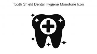 Tooth Shield Dental Hygiene Monotone Icon In Powerpoint Pptx Png And Editable Eps Format