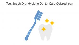 Toothbrush Oral Hygiene Dental Care Colored Icon In Powerpoint Pptx Png And Editable Eps Format