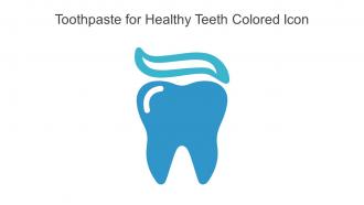 Toothpaste For Healthy Teeth Colored Icon In Powerpoint Pptx Png And Editable Eps Format