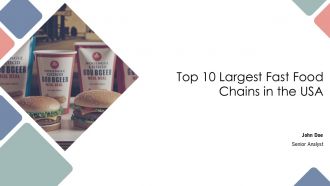 Top 10 Largest Fast Food Chains In The USA PPT Demonstration AT