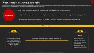 Top 5 Target Marketing Strategies You Need To Know Powerpoint Presentation Slides Strategy CD V Engaging Pre-designed