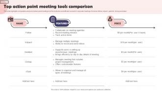 Top Action Point Meeting Tools Comparison
