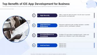 Top Benefits Of IOS App Development For Business Mobile Development Ppt Clipart