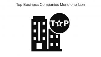 Top Business Companies Monotone Icon In Powerpoint Pptx Png And Editable Eps Format