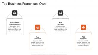 Top Business Franchises Own In Powerpoint And Google Slides Cpb