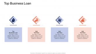 Top Business Loan In Powerpoint And Google Slides Cpb