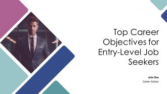 Top Career Objectives For Entry Level Job Seekers PPT Template AT
