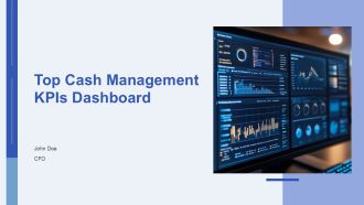 Top Cash Management Kpis Dashboard PPT Graphics AT