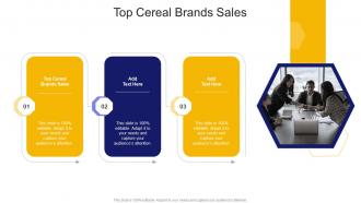 Top Cereal Brands Sales In Powerpoint And Google Slides Cpb