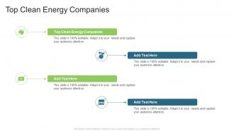 Top Clean Energy Companies In Powerpoint And Google Slides Cpb
