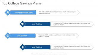 Top College Savings Plans In Powerpoint And Google Slides Cpb