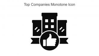 Top Companies Monotone Icon In Powerpoint Pptx Png And Editable Eps Format