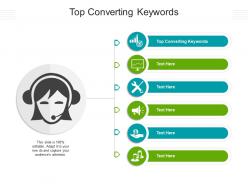 Top converting keywords ppt powerpoint presentation pictures background image cpb