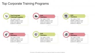 Top Corporate Training Programs In Powerpoint And Google Slides Cpb