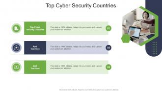 Top Cyber Security Countries In Powerpoint And Google Slides Cpb