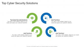 Top Cyber Security Solutions In Powerpoint And Google Slides Cpb