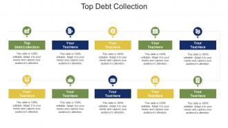 Top debt collection ppt powerpoint presentation infographic template gridlines cpb