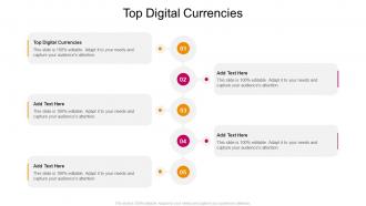 Top Digital Currencies In Powerpoint And Google Slides Cpb