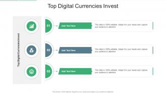 Top Digital Currencies Invest In Powerpoint And Google Slides Cpb