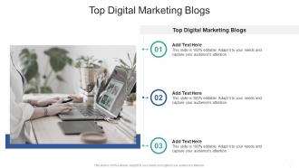 Top Digital Marketing Blogs In Powerpoint And Google Slides Cpb