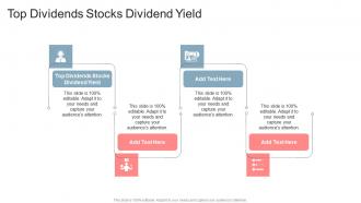 Top Dividends Stocks Dividend Yield In Powerpoint And Google Slides Cpb