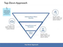 Top down approach economy ppt powerpoint presentation deck