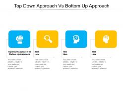 Top down approach vs bottom up approach ppt powerpoint presentation slides show cpb
