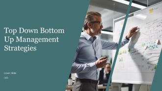 Top Down Bottom Up Management Strategies PPT PowerPoint AT