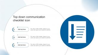 Top Down Communication Checklist Icon