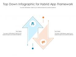 Top down for hybrid app framework infographic template