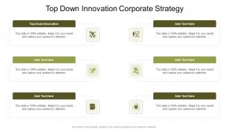 Top Down Innovation Corporate Strategy In Powerpoint And Google Slides Cpb