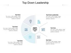 Top down leadership ppt powerpoint presentation portfolio format cpb