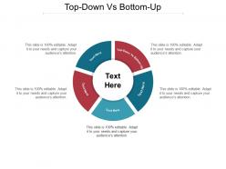 Top down vs bottom up ppt powerpoint presentation infographics layout cpb
