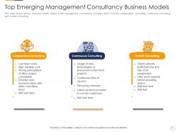 Top emerging management identifying new business process company ppt vector