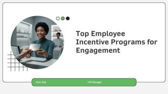 Top Employee Incentive Programs For Engagement PPT Slides AT