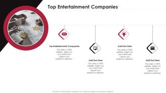 Top Entertainment Companies In Powerpoint And Google Slides Cpb