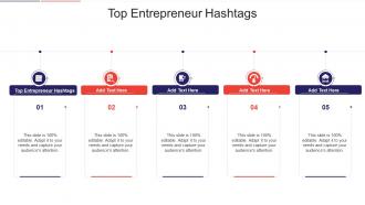 Top Entrepreneur Hashtags In Powerpoint And Google Slides Cpb