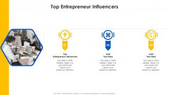 Top Entrepreneur Influencers In Powerpoint And Google Slides Cpb