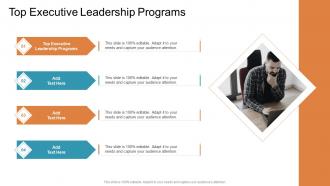Top Executive Leadership Programs In Powerpoint And Google Slides Cpb