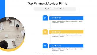 Top Financial Advisor Firms In Powerpoint And Google Slides Cpb