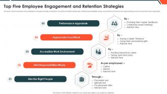 Top Five Employee Engagement And Retention Strategies