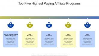 Top Five Highest Paying Affiliate Programs In Powerpoint And Google Slides Cpb