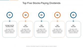 Top Five Stocks Paying Dividends In Powerpoint And Google Slides Cpb