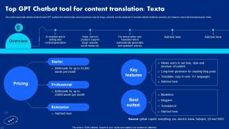Top For Content Translation Texta Chatgpt Open Ai Powered Technology ChatGPT SS V
