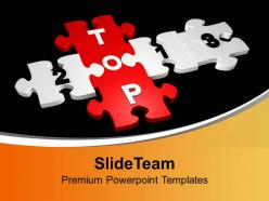 Top formed by puzzles solution powerpoint templates ppt backgrounds for slides 0113