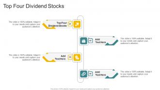 Top Four Dividend Stocks In Powerpoint And Google Slides Cpb