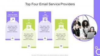 Top Four Email Service Providers In Powerpoint And Google Slides Cpb