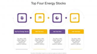 Top Four Energy Stocks In Powerpoint And Google Slides Cpb