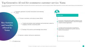 Top Generative AI Tool For Ecommerce Customer Service Yuma Implementing ChatGPT In Customer ChatGPT SS V