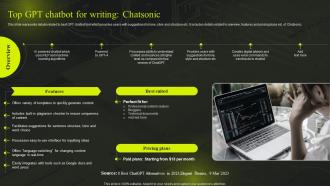 Top GPT Chatbot For Writing Chatsonic Comprehensive Guide On GPT Chatbot ChatGPT SS